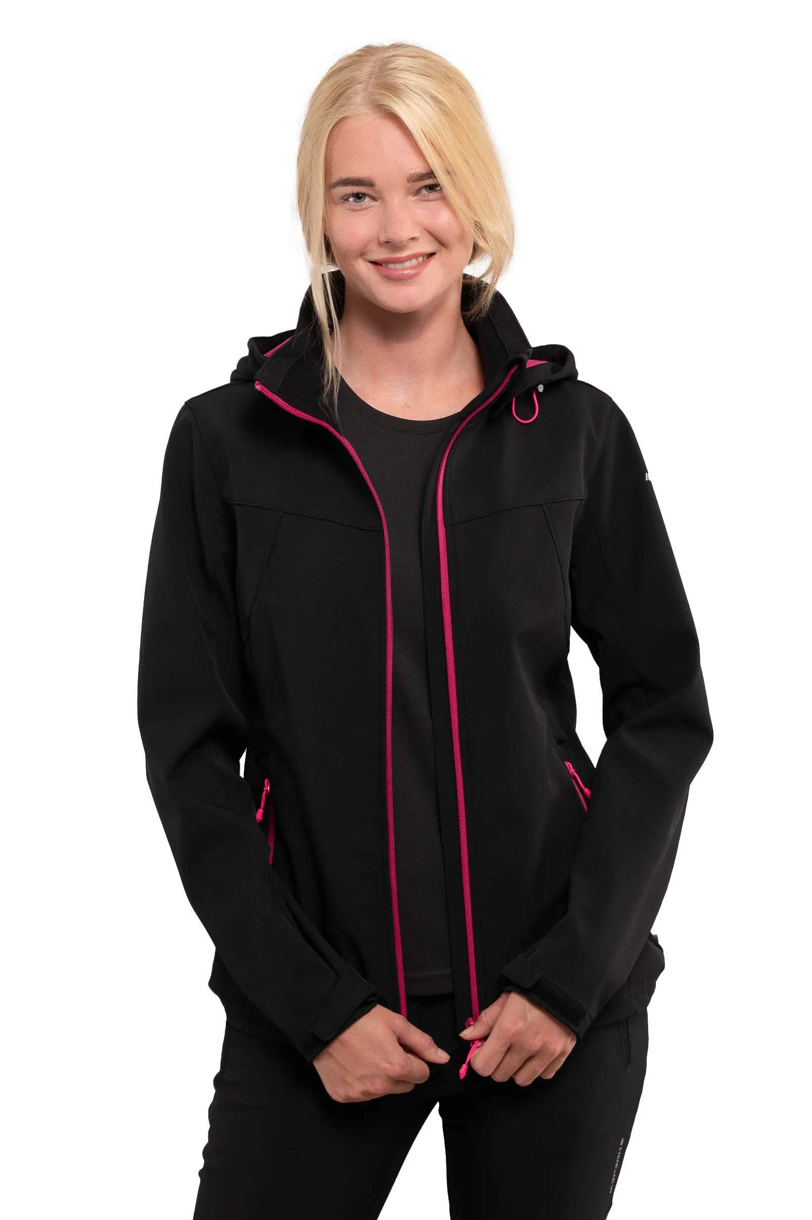 Icepeak Brenham Jacke Softshelljacke Damen schwarz