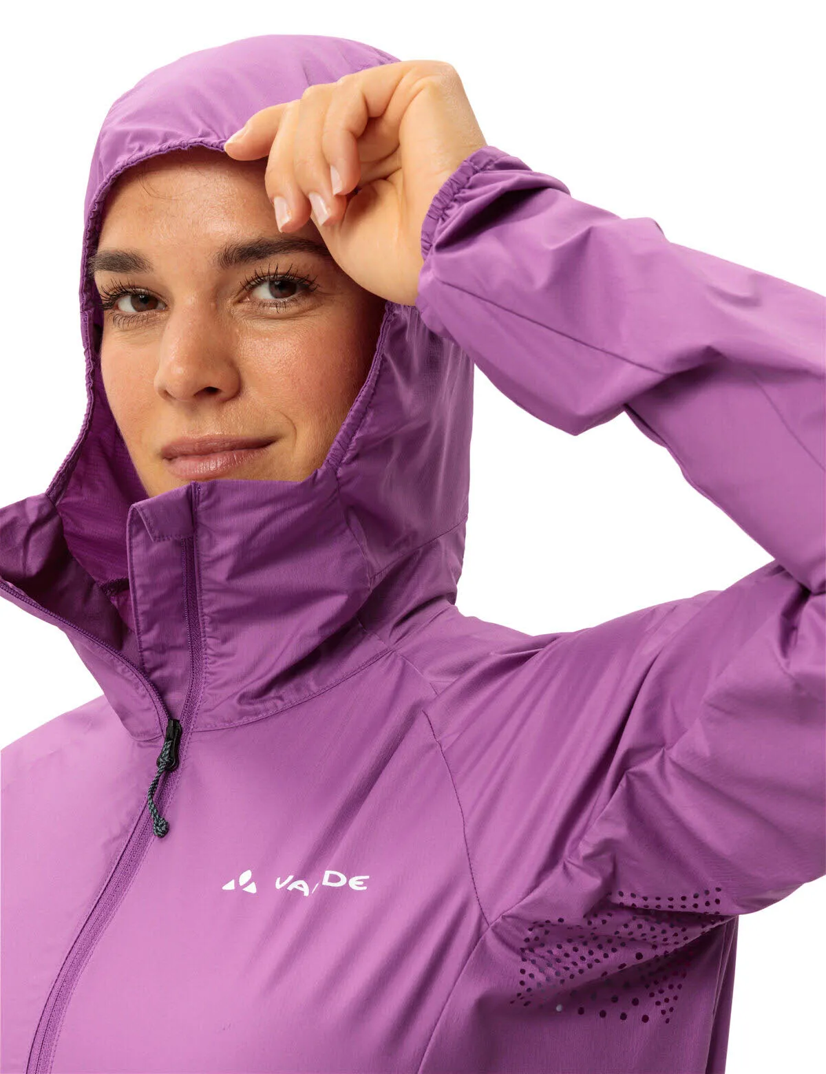Vaude Women's Scopi Wind Jacket Windjacke Laufjacke Damen lila