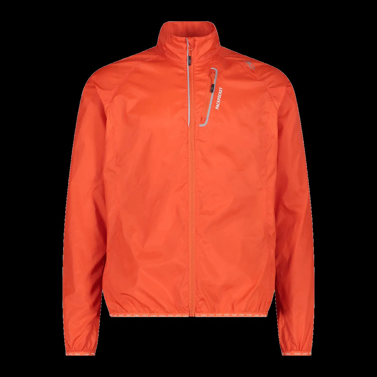 CMP Windjacke Laufjacke Herren orangerot