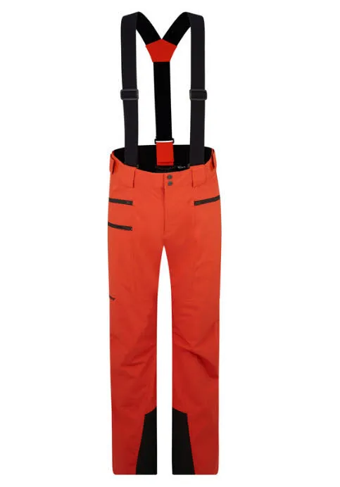 Ziener TRONADOR Herren Skihose Träger orangerot
