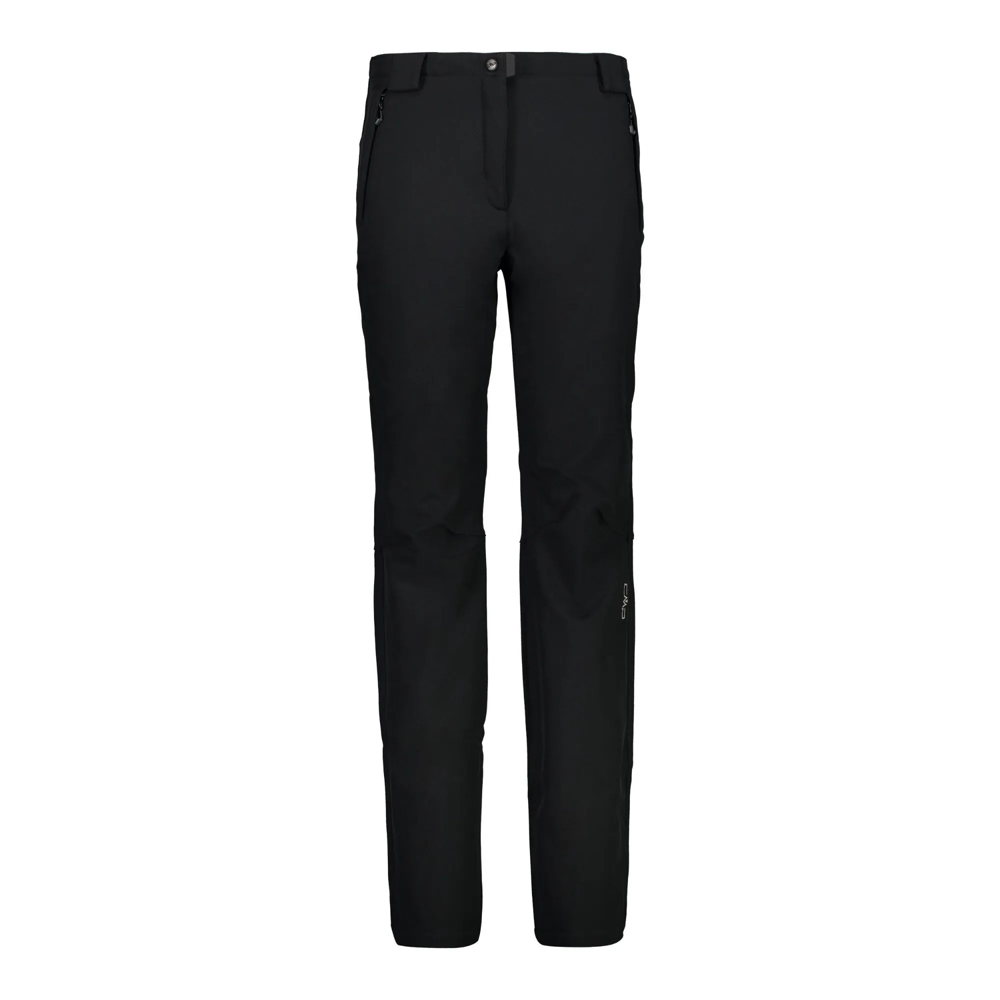 CMP Damen Thermohose Trekkinghose gefüttert Outdoorhose schwarz NEU