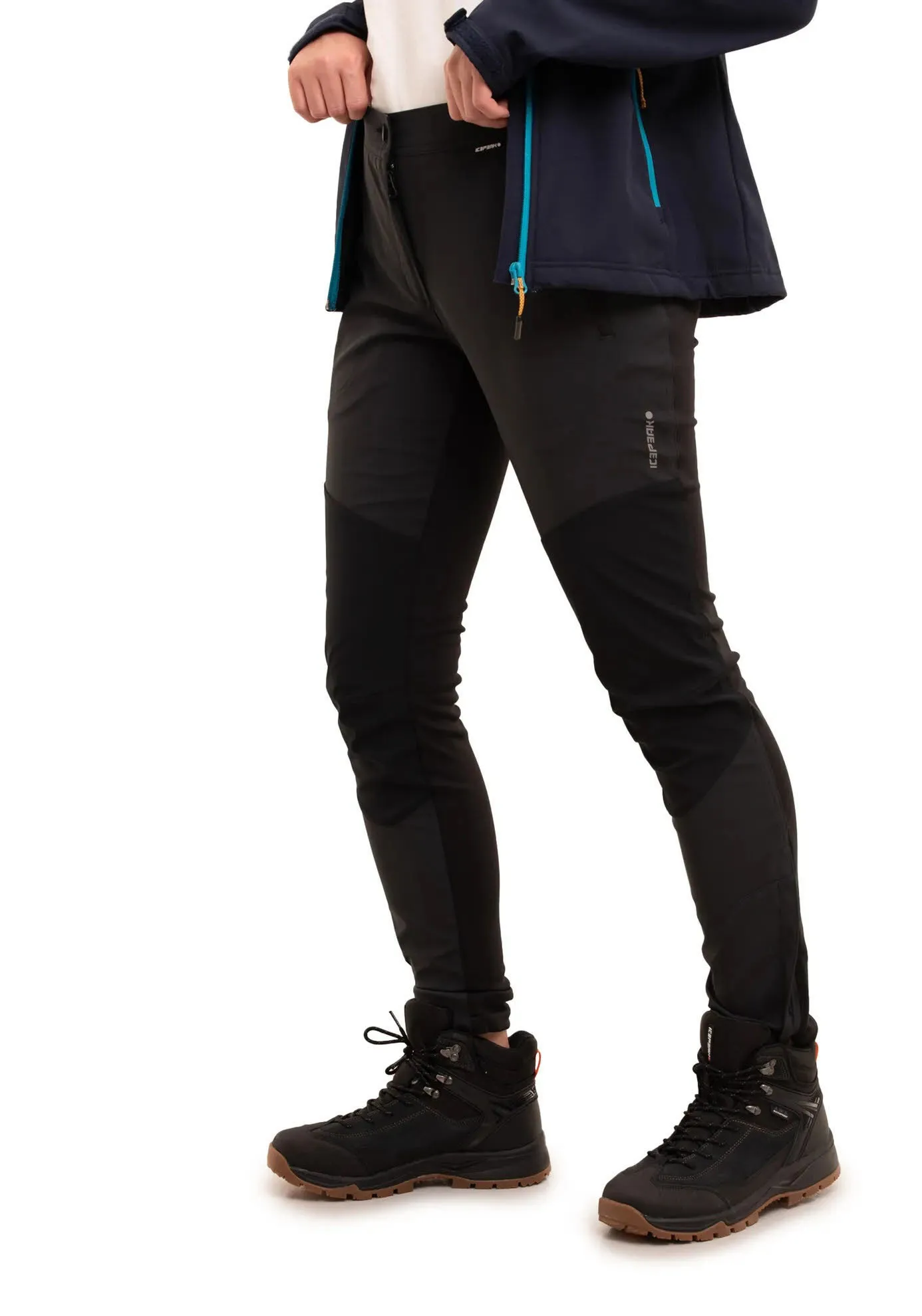 Icepeak DA HOSE DORAL Damen Trekkinghose lang wetterfest Thermostretch Bergsport Freizeit schwarz NEU