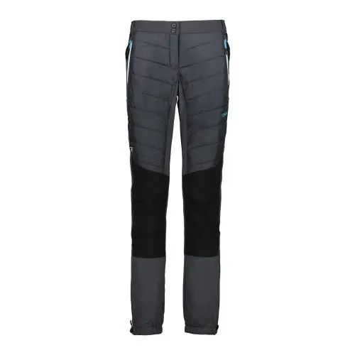 CMP Damen Trekkinghose gefüttert wetterfest hochfunktional Outdoor Freizeit grau NEU