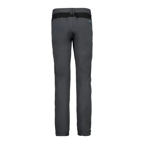 CMP Damen Trekkinghose gefüttert wetterfest hochfunktional Outdoor Freizeit grau NEU