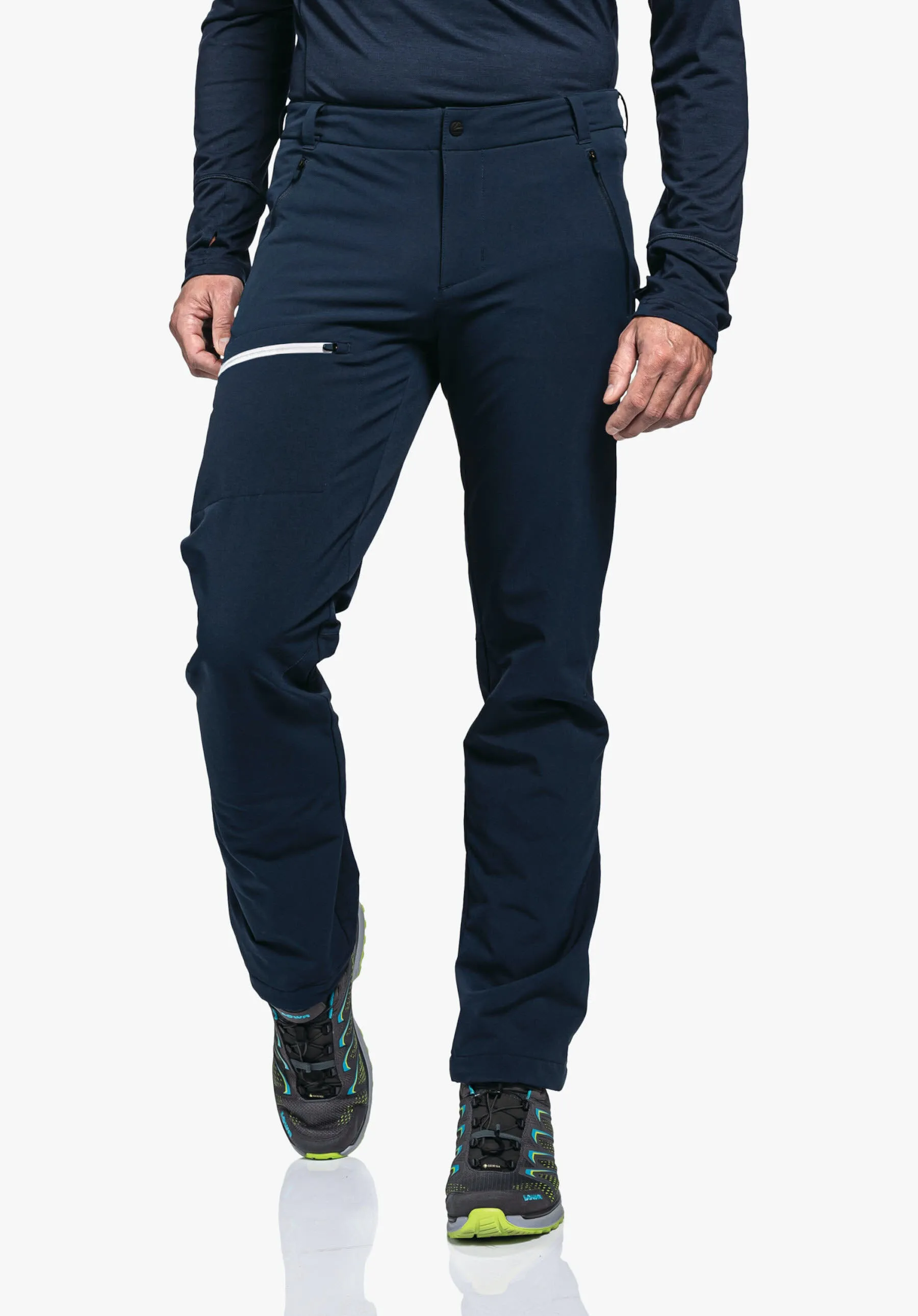 Schöffel Pants Folkstone Warm M Trekkinghose gefüttert Wanderhose Herren blau NEU