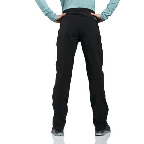 Schöffel Pants Ascona Warm L Trekkinghose gefüttert Wanderhose lange Hose Damen schwarz