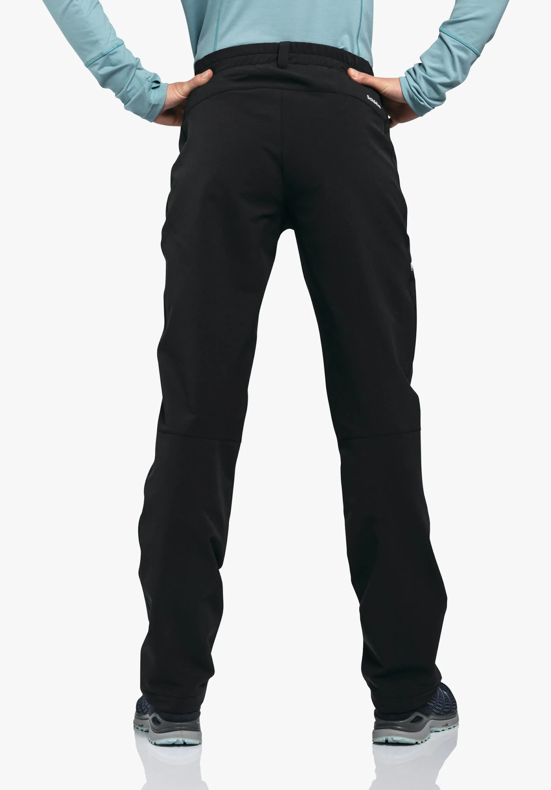 Schöffel Pants Ascona Warm L Trekkinghose gefüttert Wanderhose lange Hose Damen schwarz