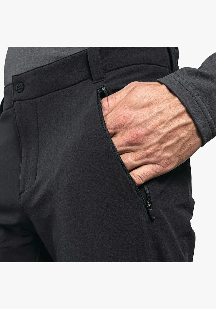 Schöffel Folkstone Warm Herren Wanderhose Trekkinghose gefüttert schwarz