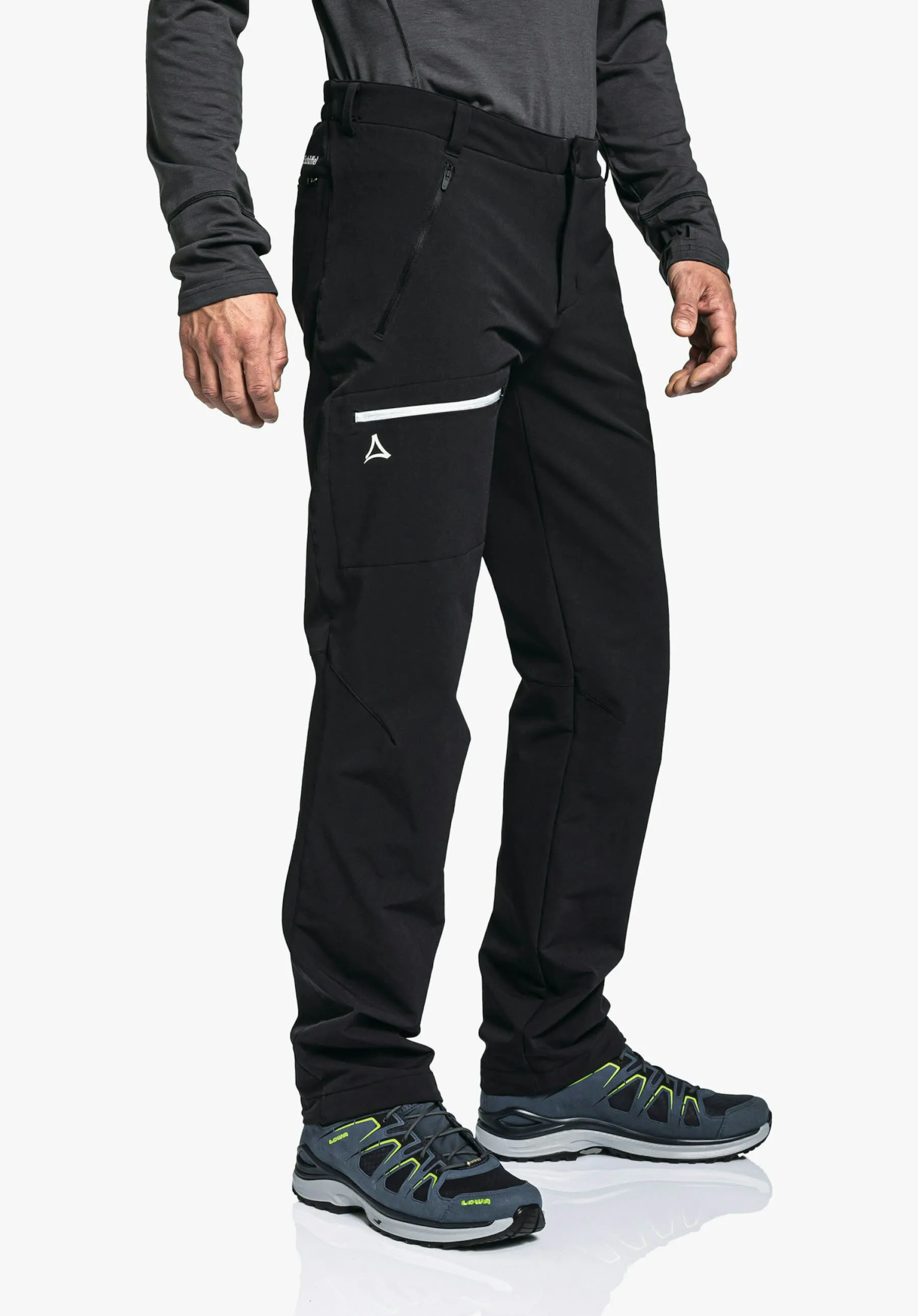 Schöffel Folkstone Warm Herren Wanderhose Trekkinghose gefüttert schwarz
