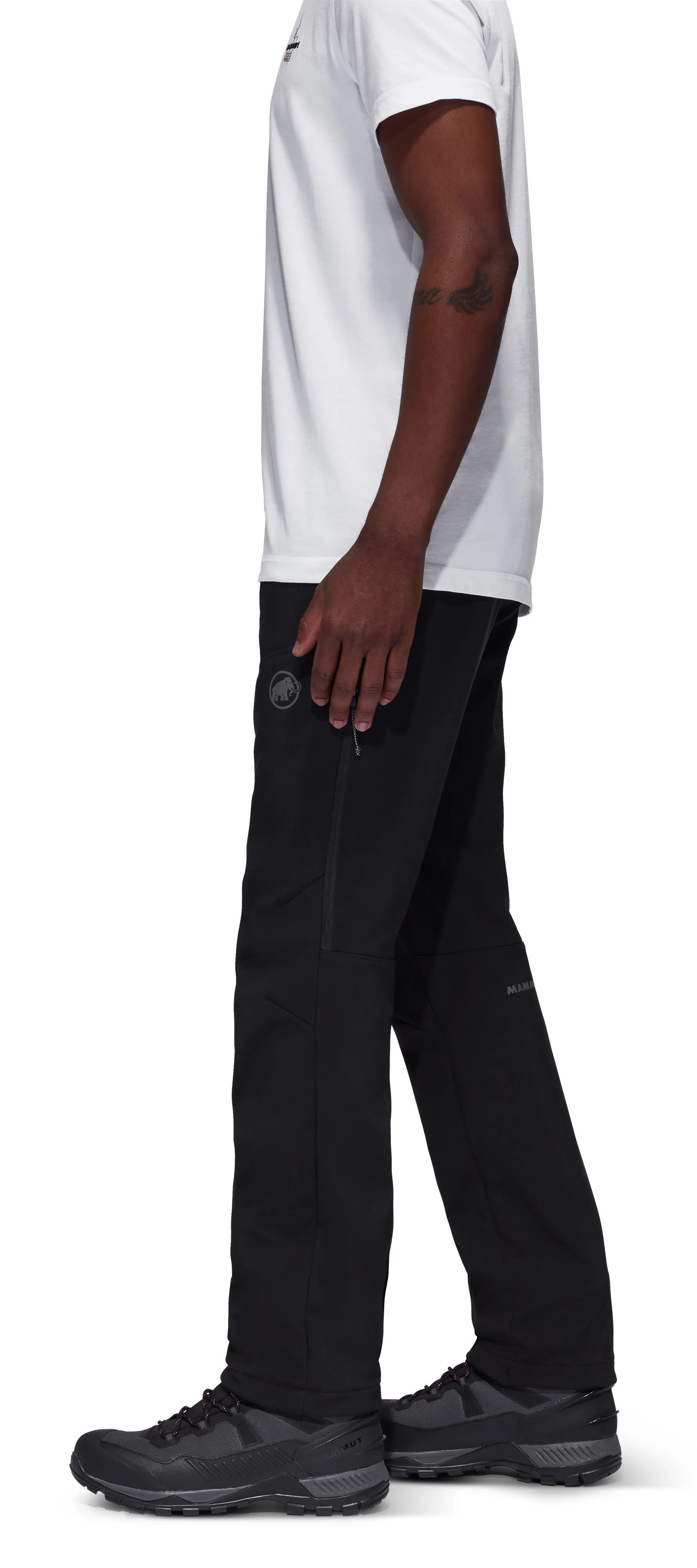 Mammut Runbold Winter SO Herren Wanderhose Trekkinghose Softshellhose schwarz