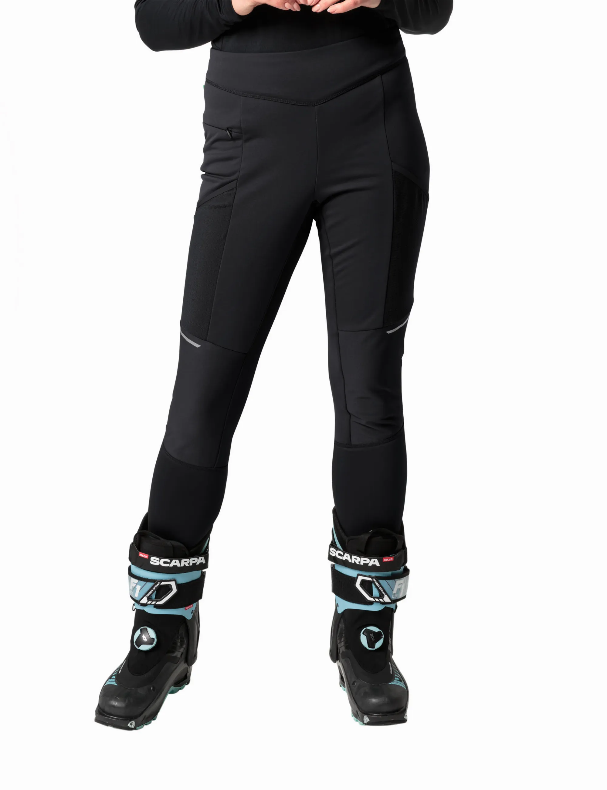 Vaude Larice Tights Thermoleggins Softshellhose Damen schwarz