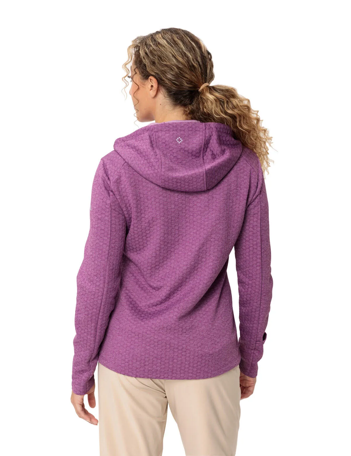 Vaude Skomer Hoodie Fleecejacke Kapuzenjacke Damen lila
