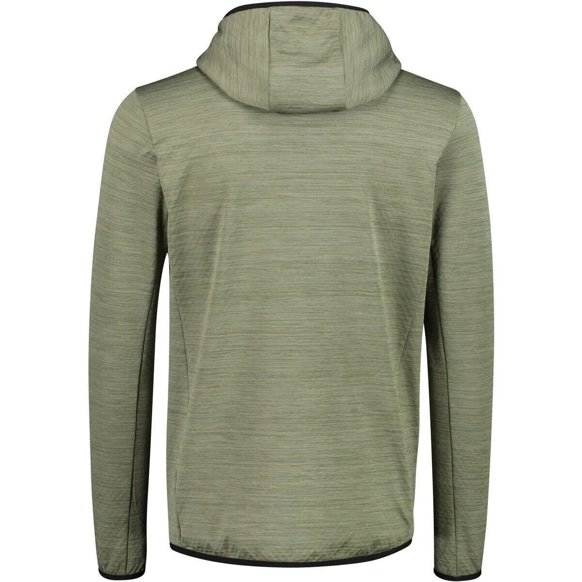 CMP Kapuzenjacke Fleecejacke Herren olivgrün schwarz