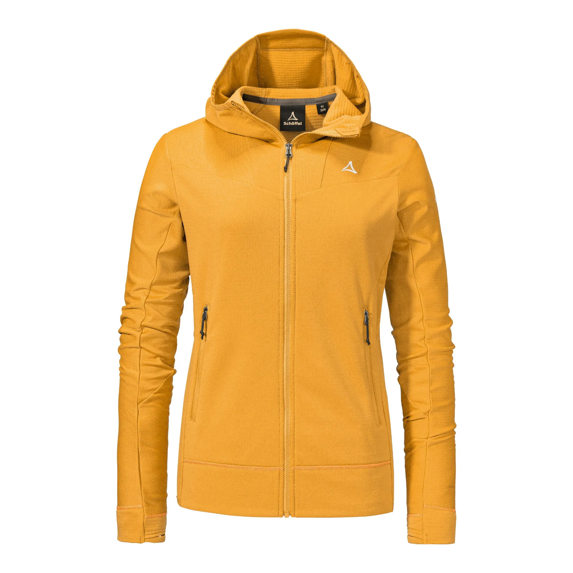 Schöffel Mountain Fleece Hoody Style Blaueis Fleecejacke Damen orange