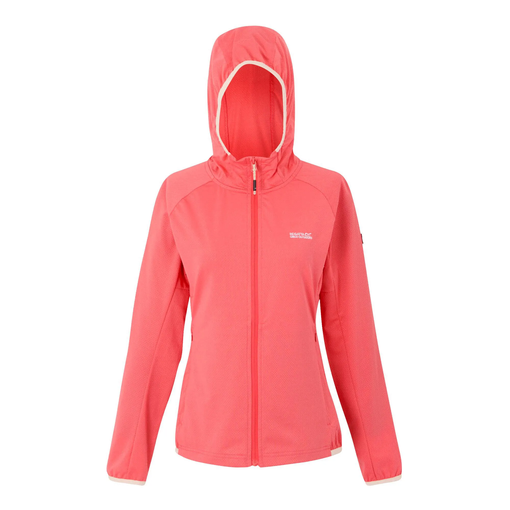 REGATTA Jacke Huntdale Fleecejacke Kapuzenjacke Damen rosarot