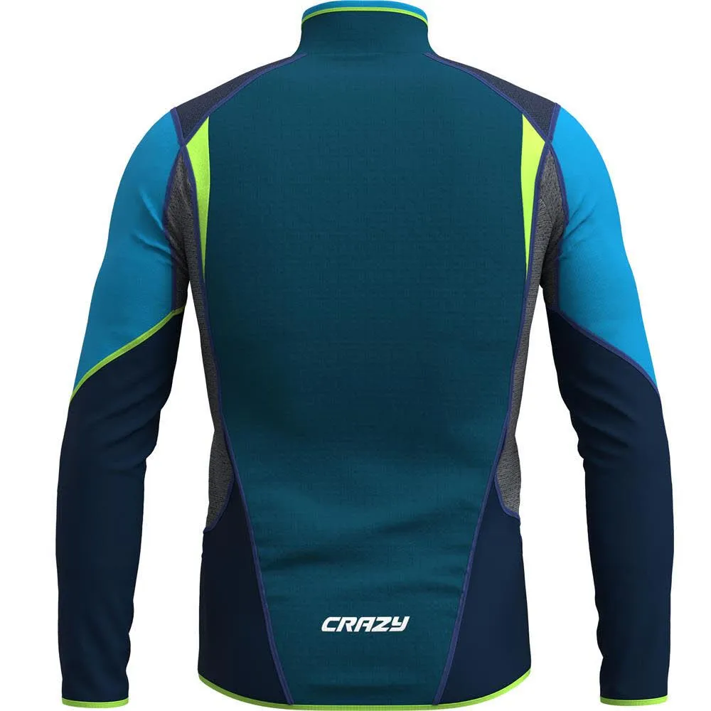 Crazy Idea PULL VIPER Fleecejacke Midlayer Herren dunkelbau