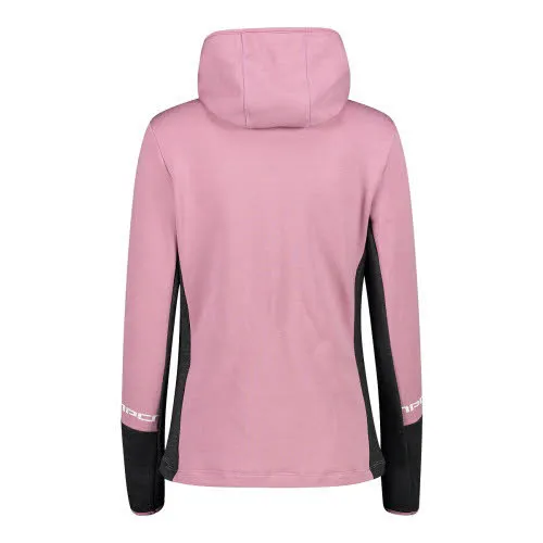 CMP Unlimitech Fleecejacke Kapuzenjacke Damen rosa NEU