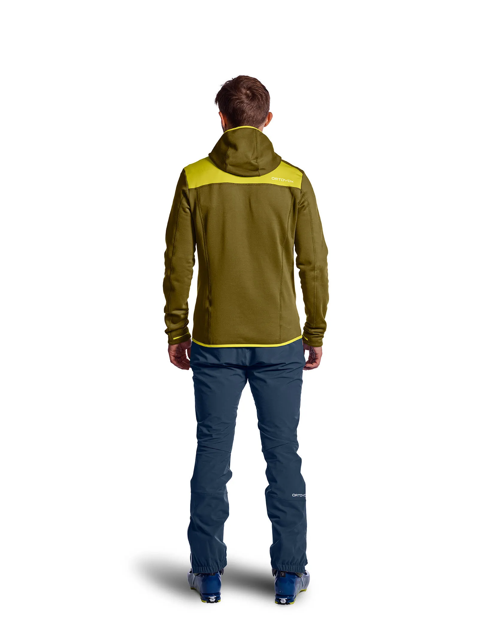 Ortovox Fleece Hoody Herren Hoodie Fleecejacke blau