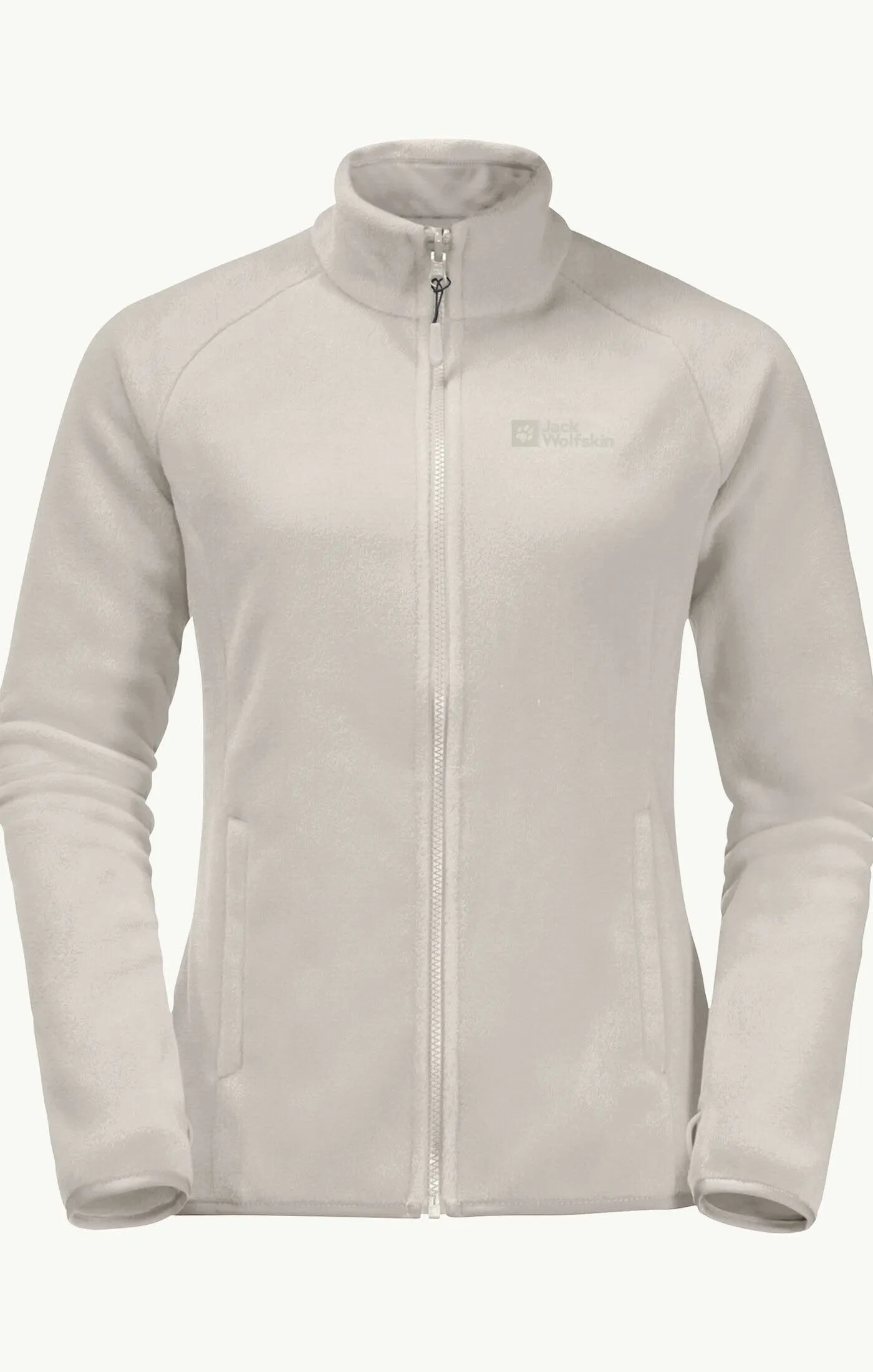 Jack Wolfskin Moonrise FZ W Fleecejacke Damen weiß