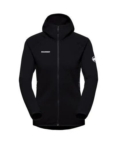 Mammut Aconcagua ML Hooded Jacket Fleecejacke Kapuzenjacke Damen schwarz