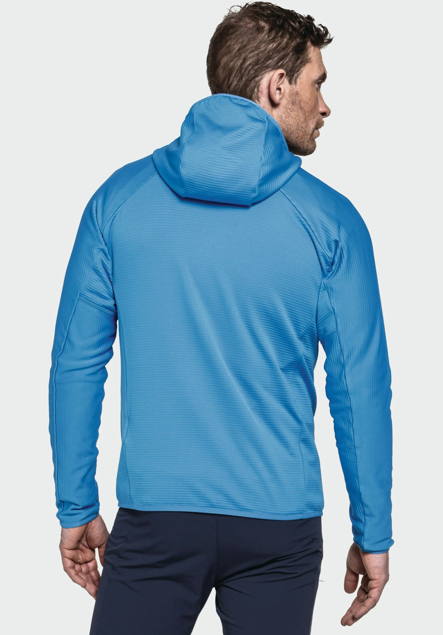 Schöffel Cascata Herren Fleecejacke Fleecehoodie Kapuzenjacke blau
