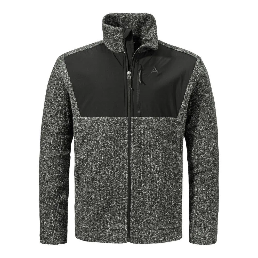 Schöffel Urban Fleece Jk Style Canterbury MNS Fleecejacke Herren grau schwarz