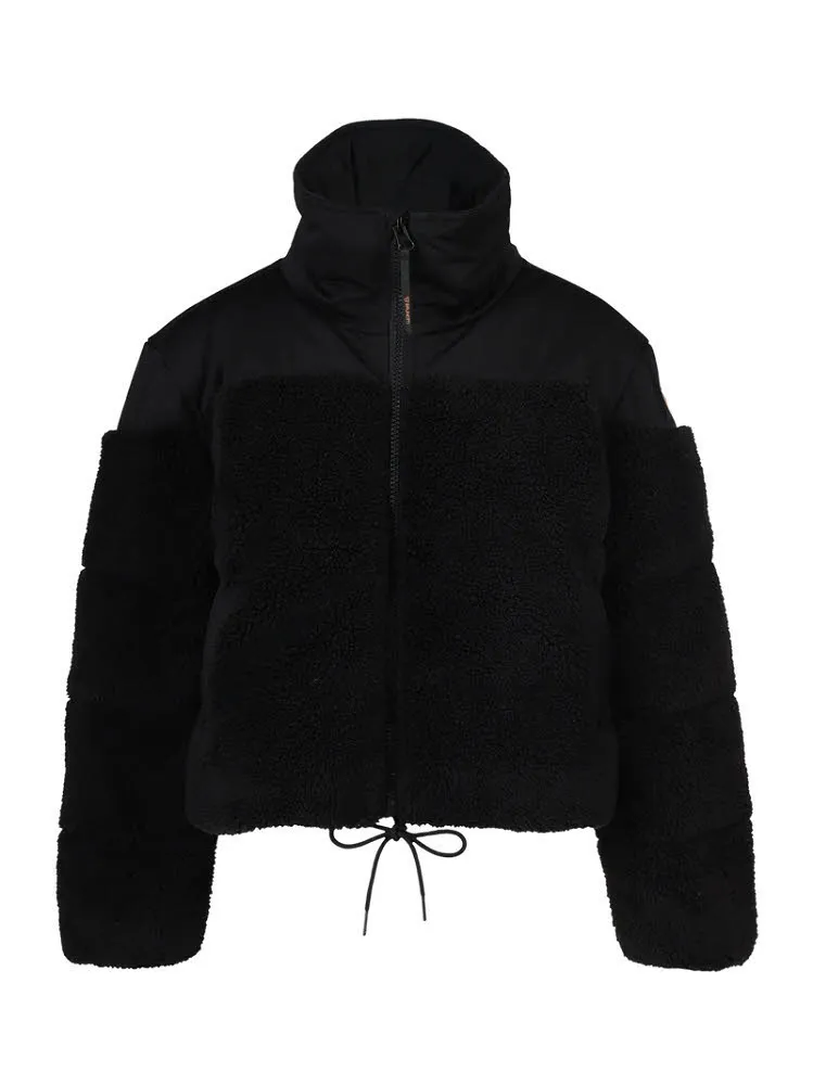 Brunotti Teddy Damen Pufferjacke Fleecejacke schwarz