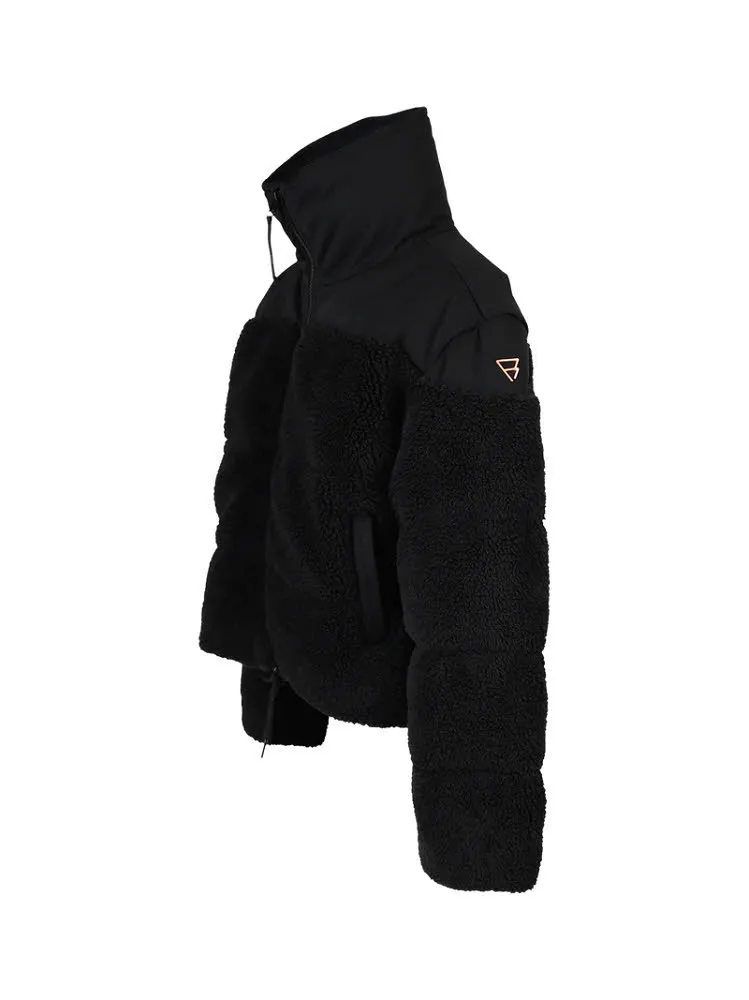 Brunotti Teddy Damen Pufferjacke Fleecejacke schwarz