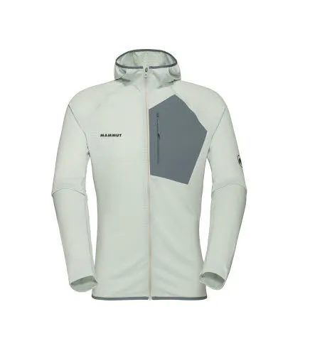 Mammut Aenergy Light ML Hooded Jacket Men Fleecejacke Herren hellgrau