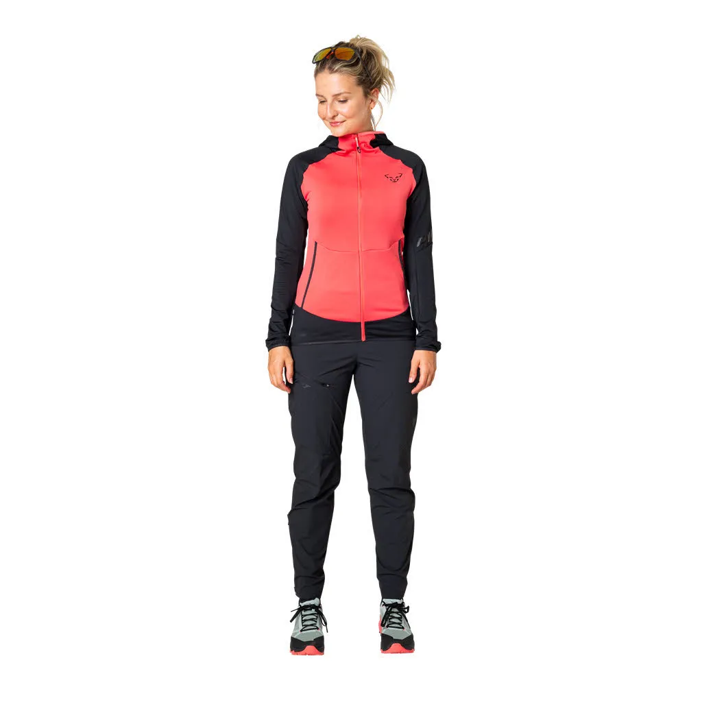 Dynafit Transalper Light Polartec® Hoody Fleecejacke Damen rotpink schwarz Bild 2 Dynafit Transalper Light Polartec® Hoody Fleecejacke Damen rotpink schwarz