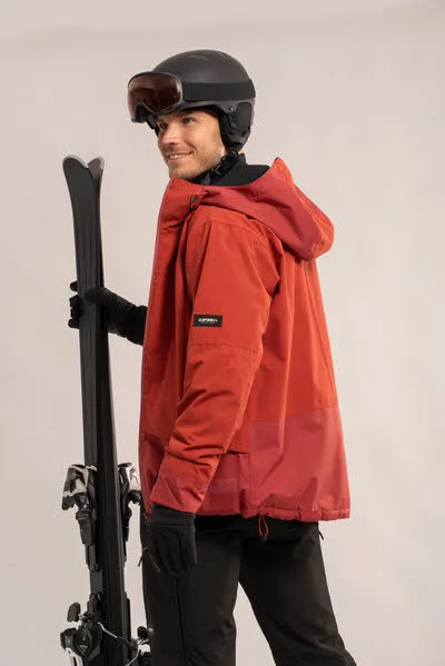 Icepeak Jacke CASTRES Skijacke Snowboardjacke Herren orangerot