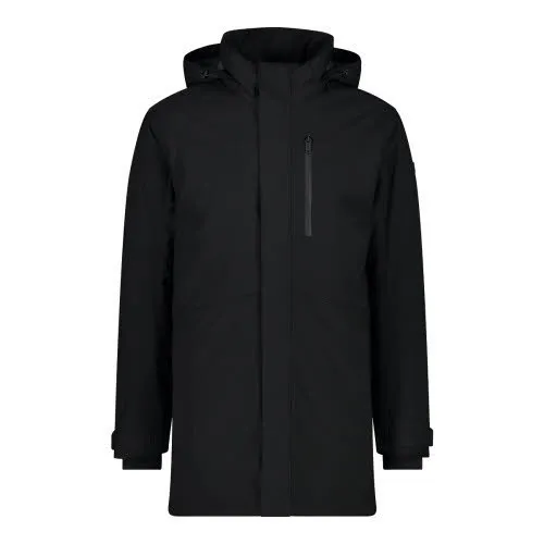 CMP HE PARKA SNAPS HOOD Softshell-Mantel Freizeitmantel Herren schwarz NEU