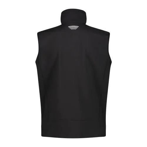 CMP SOFTSHELL VEST Herren Wanderweste Outdoorweste ärmellos schwarz NEU