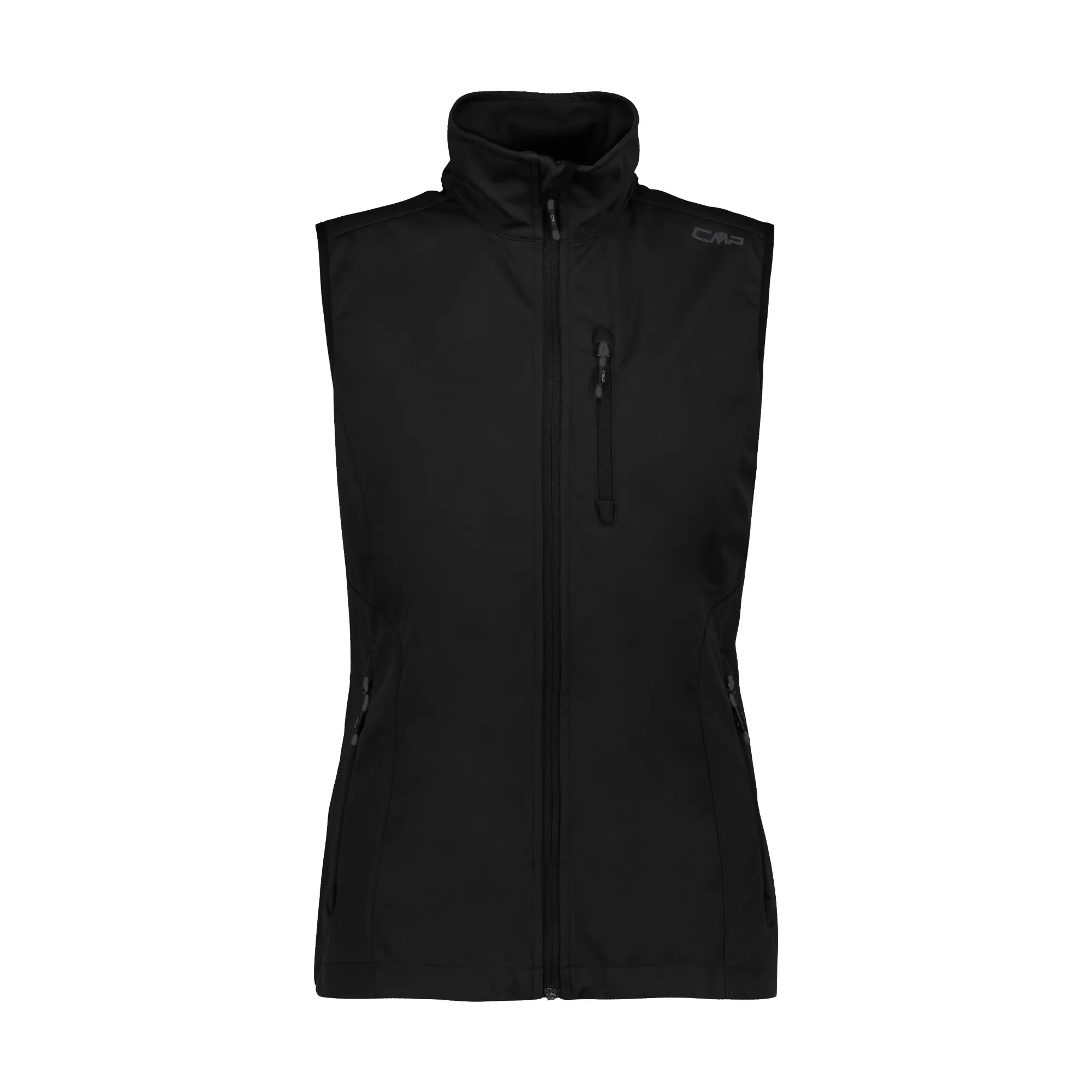 CMP VEST Damen Softshellweste ärmellos Outdoorweste nero NEU