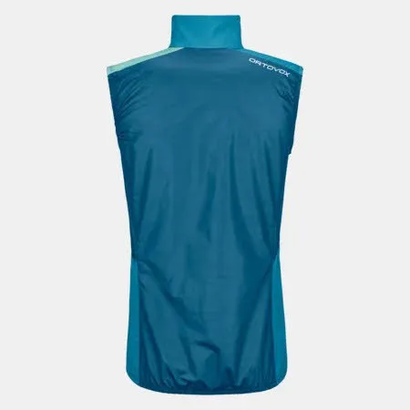 Ortovox WINDBREAKER VEST Damen Windjacke ärmellos Outdoorweste blau