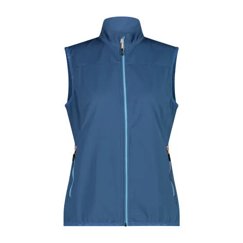 CMP WOMAN VEST Damen Outdoorweste Softshellweste ärmellos blau NEU