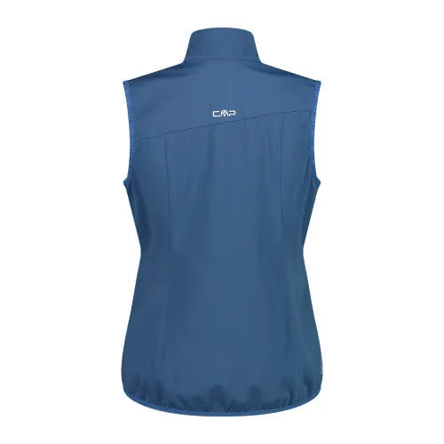 CMP WOMAN VEST Damen Outdoorweste Softshellweste ärmellos blau NEU