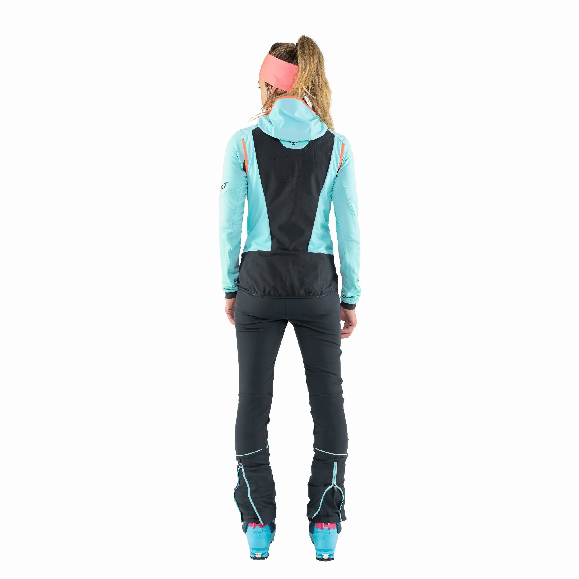 Dynafit Speed Softshell Weste Kapuzenweste Funktionsweste Damen schwarz