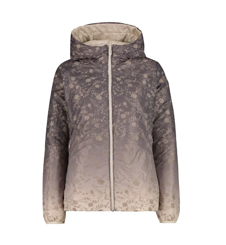 CMP Damen Wendejacke Daunenjacke beige lila