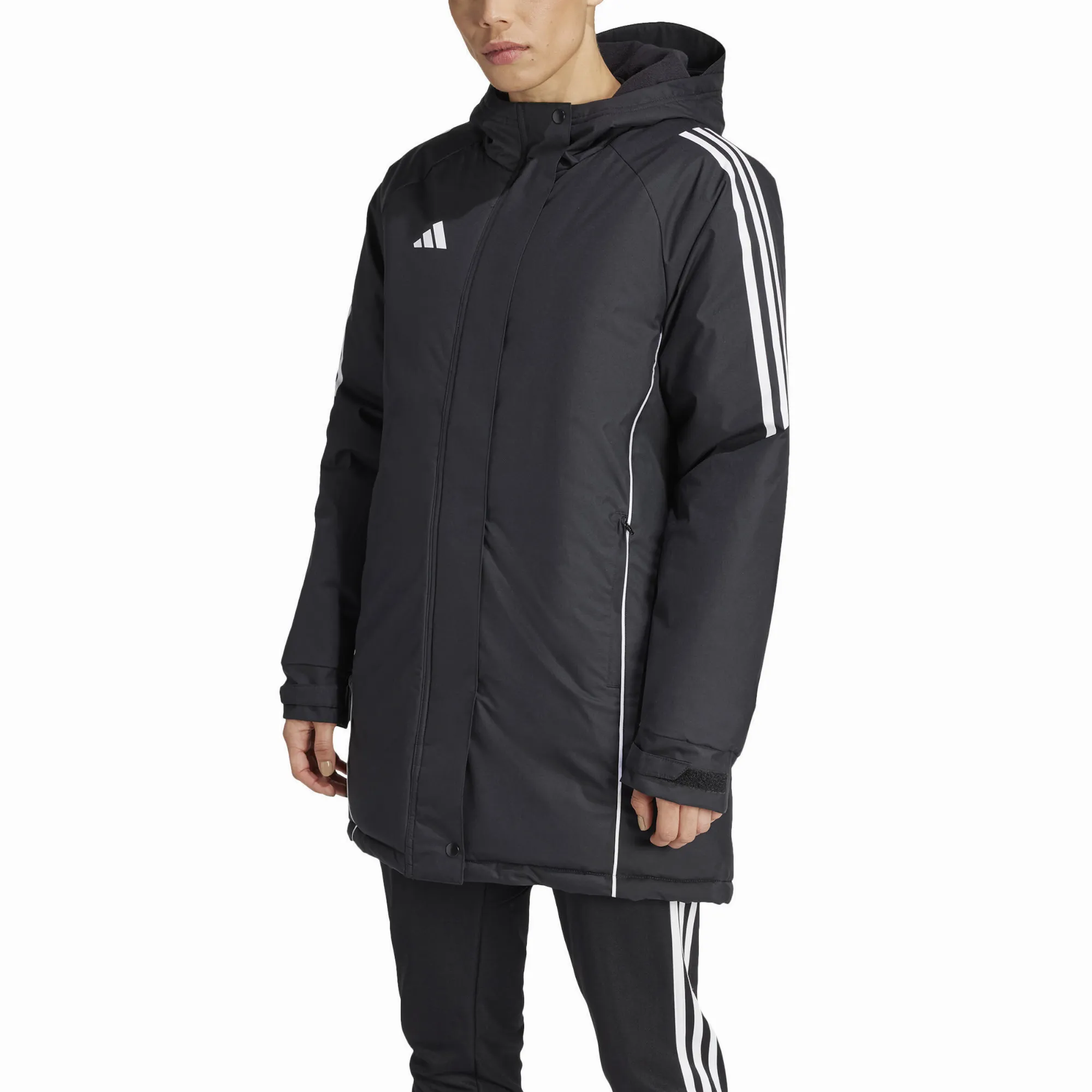adidas Tiro 24 Stadium Parka Bankjacke Damen schwarz