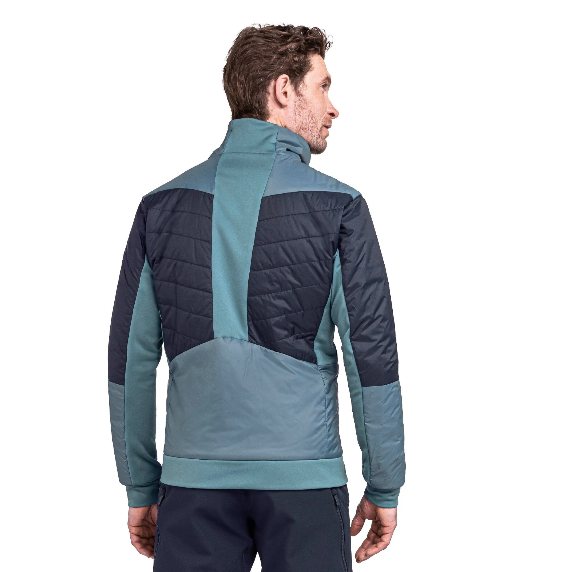 Schöffel Ski Ins. Pontresina M Daunenjacke Isolationsjacke Skijacke Herren grau