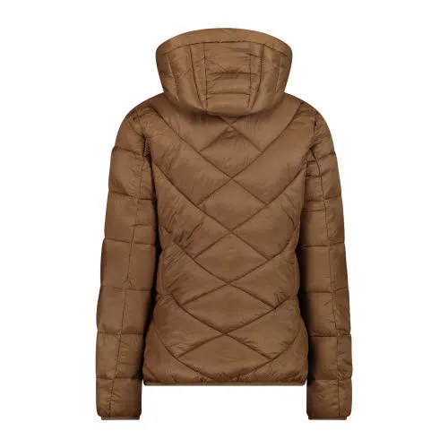 CMP Daunenjacke Wattierung Kapuzenjacke braun Damen NEU