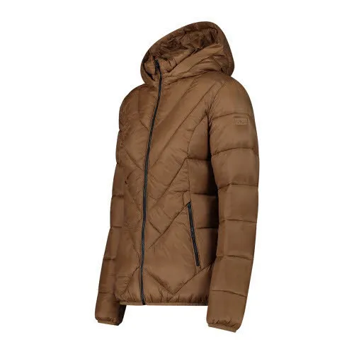 CMP Daunenjacke Wattierung Kapuzenjacke braun Damen NEU