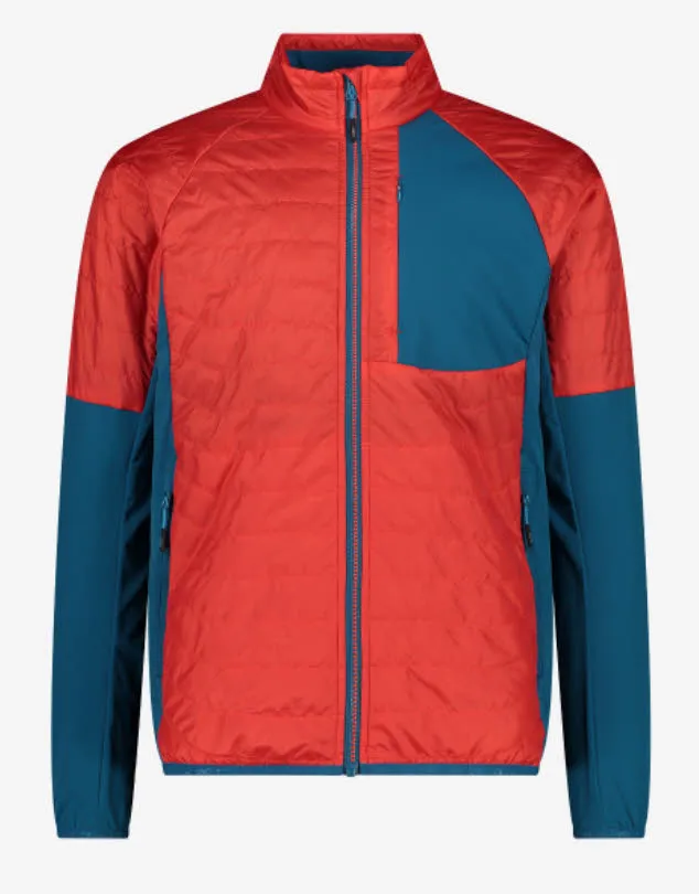 CMP MAN HYBRID JACKET Herren Daunenjacke Sport Freizeit orange NEU