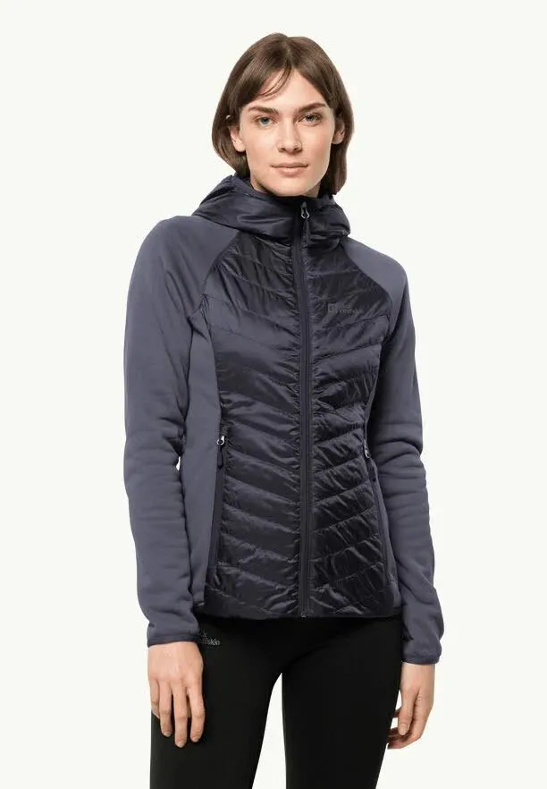 Jack Wolfskin Routeburn Pro Hybrid Damen Daunenjacke Grau