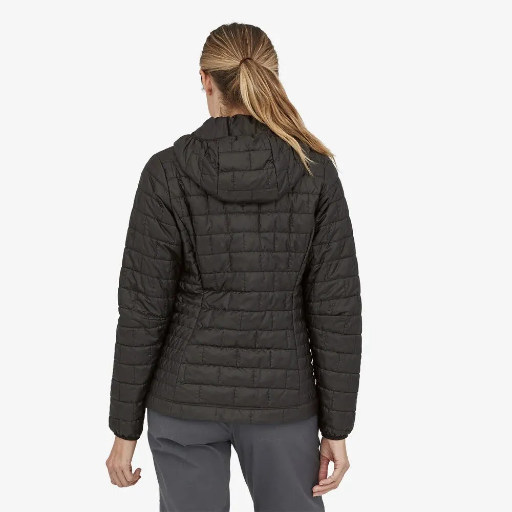 Patagonia Nano Puff Hoody Damen Isolations-Jacke Kapuzenjacke schwarz