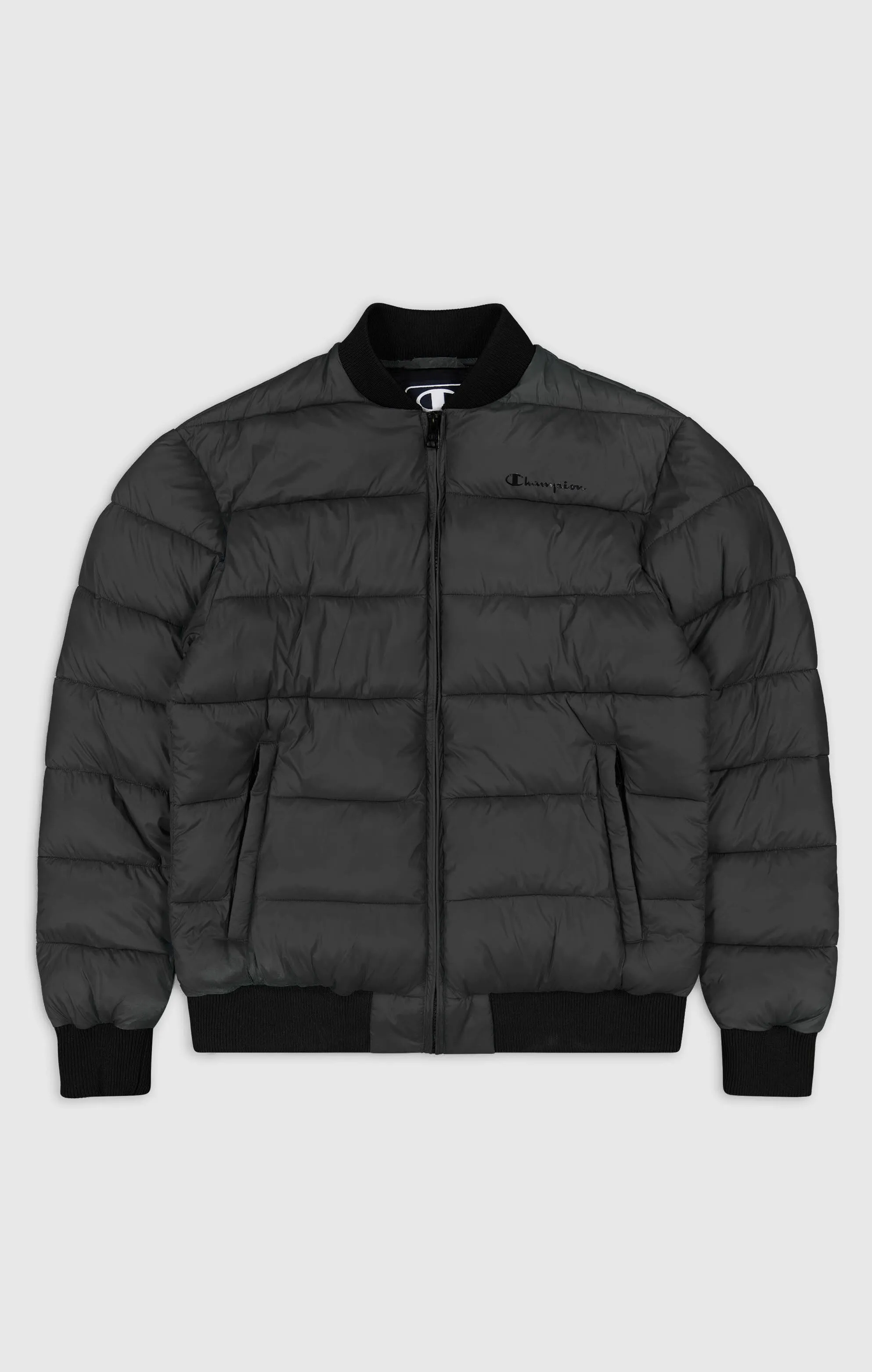Champion Bomber Jacket Herren Daunenjacke Isolationsjacke schwarz NEU