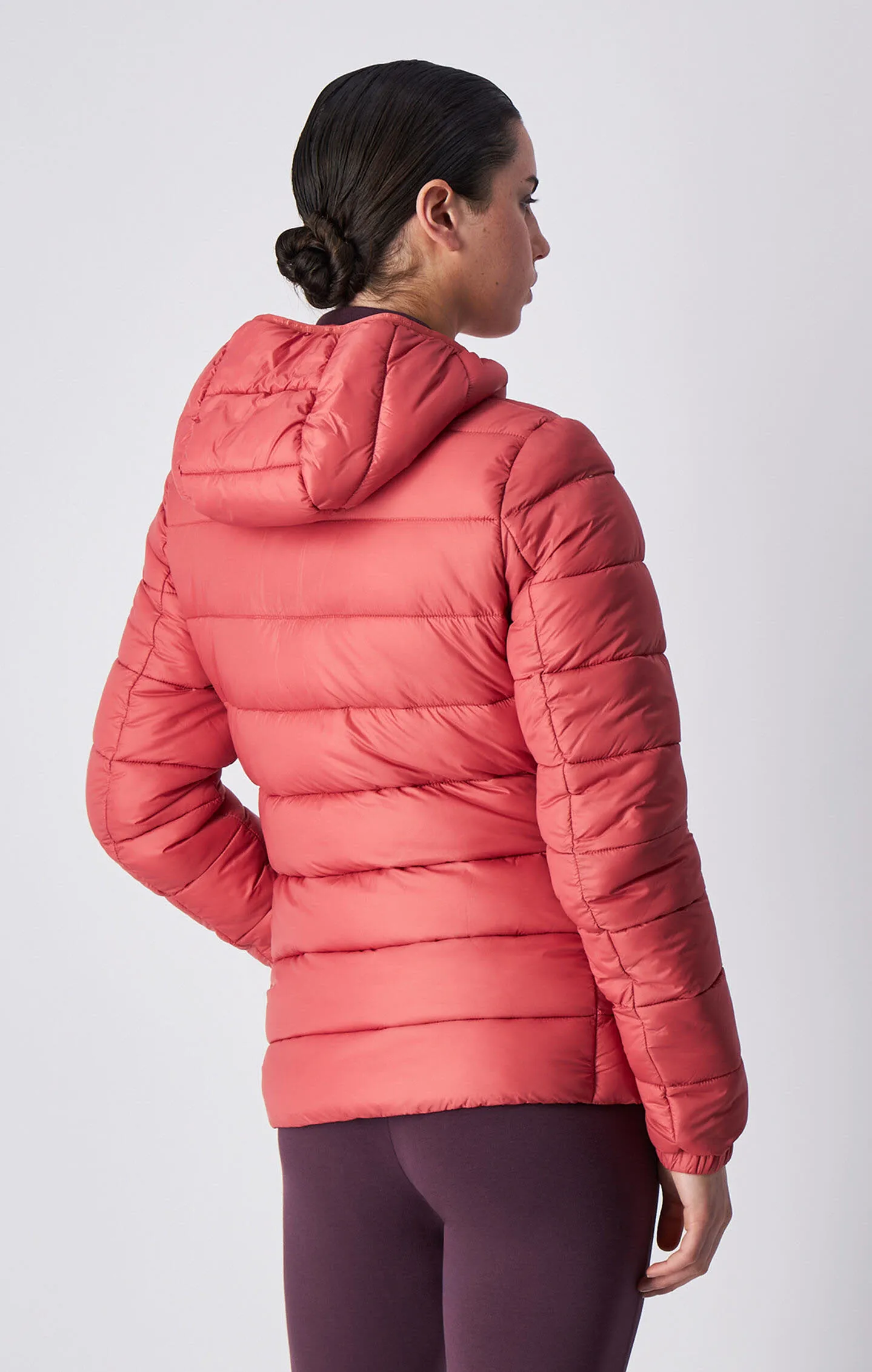 Champion Kapuzenjacke Daunenjacke Damen hellrot