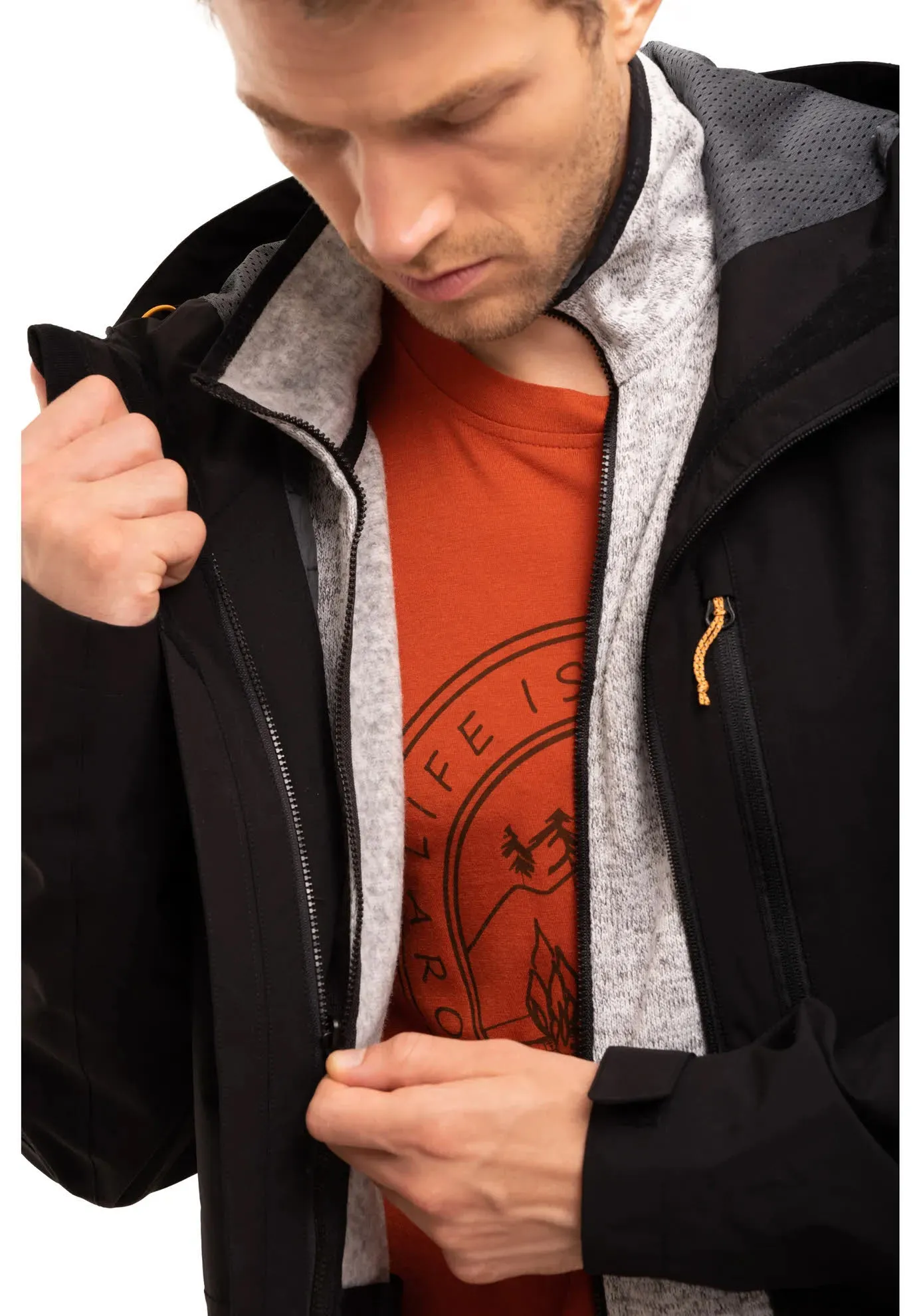 Icepeak Baskin Kombijacke Herren schwarz NEU