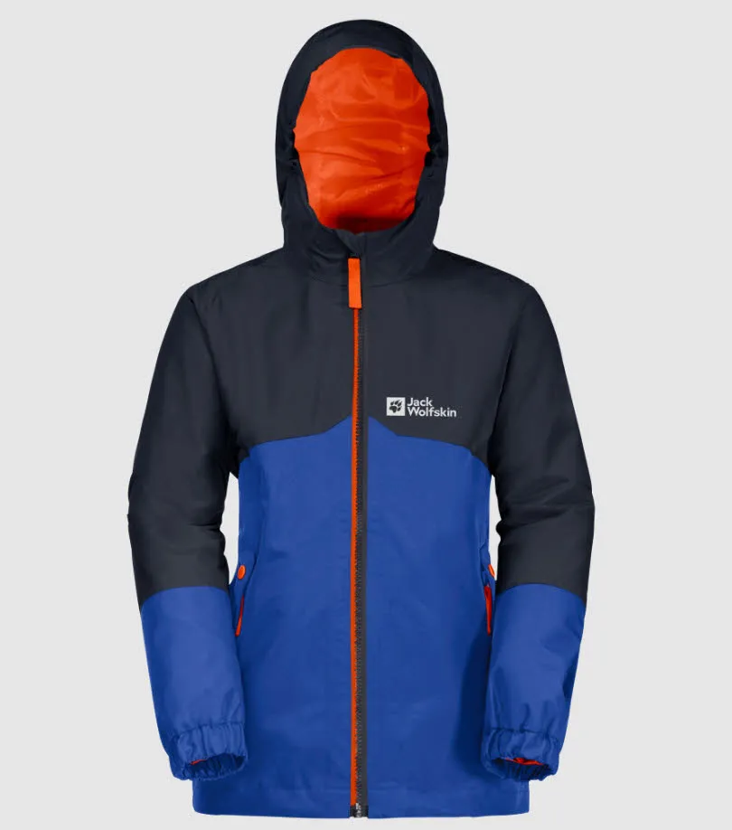 Jack Wolfskin Iceland 3in1 Jacket B Kinder Doppeljacke blau